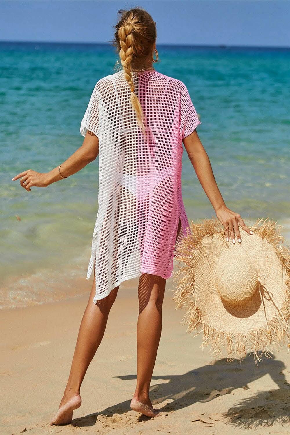Chic openwork knit cover up - Love Salve